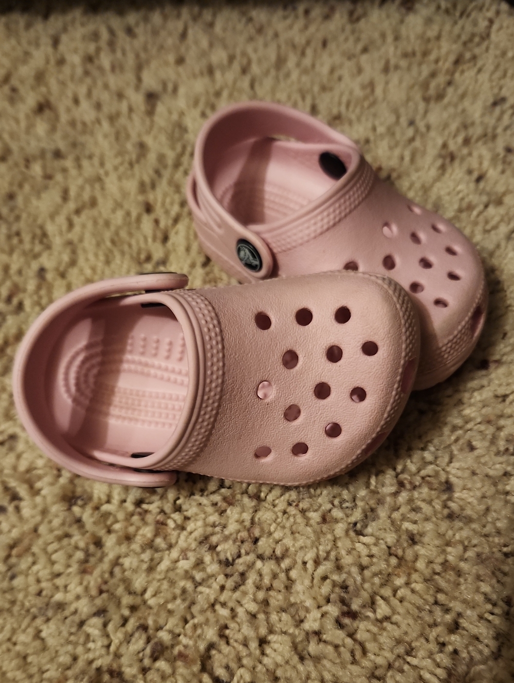 Pink Baby Crocs Size 2/3
